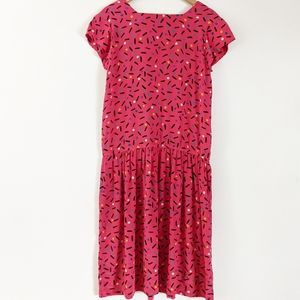 VTG 80s SILK STUDIO Silk Sprinkles Confetti Dress